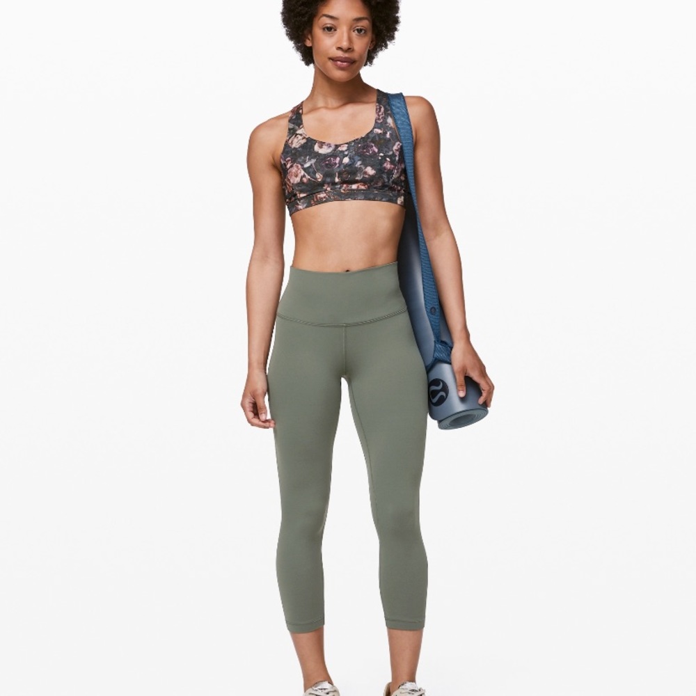 NWT Lululemon Align Crop 21” Size 8 Grey Sage